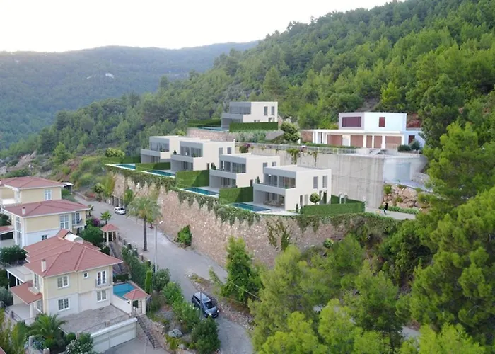 Panoramic With A Pool Vakantiehuis Alanya